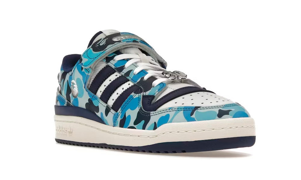 Forum 84 Low x Bape "30th Anniversary Blue Camo"