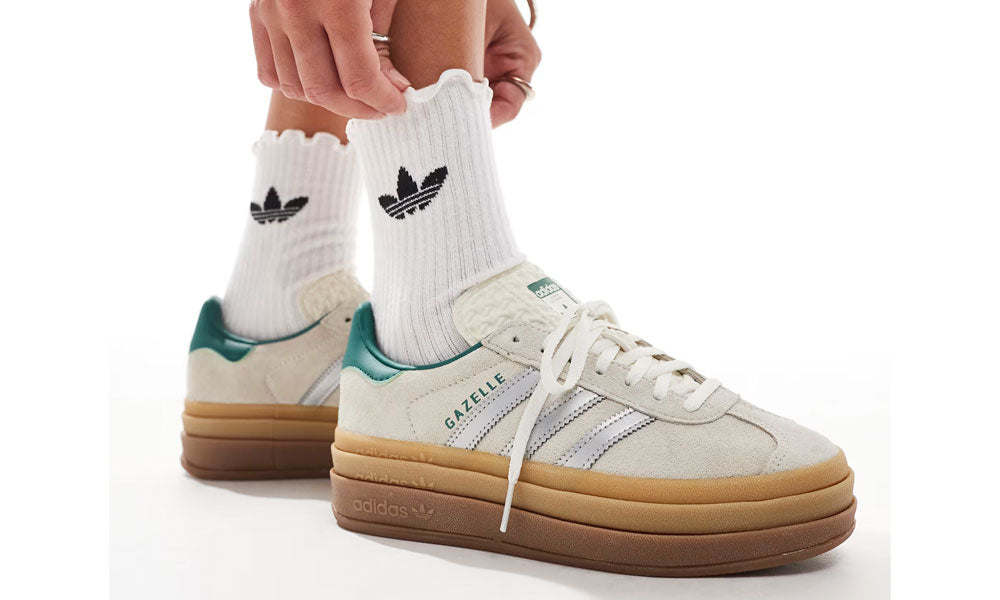 Gazelle Bold "Off White Collegiate Green"