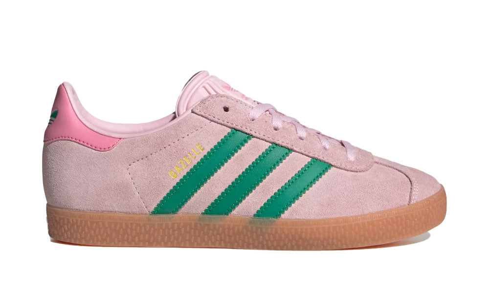 Gazelle J "Clear Pink Court Green"