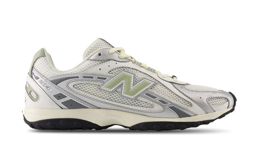 New Balance 204L "Silver Metallic Sage Green"
