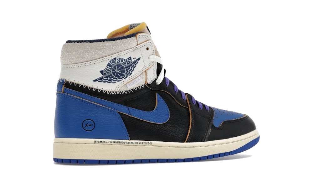 Air Jordan 1 High SP x Union LA x fragment design "Sport Royal"