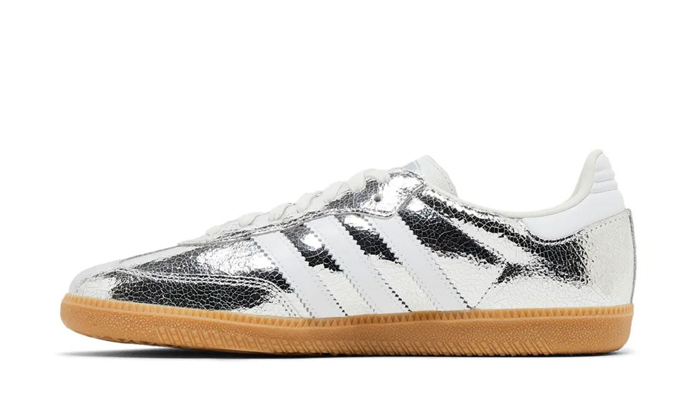 Samba OG "Silver Metallic Cracked Leather"