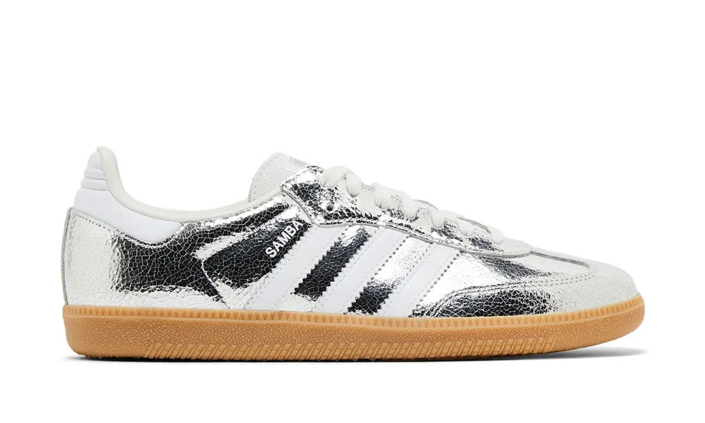 Samba OG "Silver Metallic Cracked Leather"