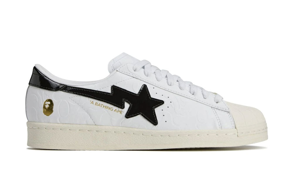 Superstar Vintage x Bape "White Black"
