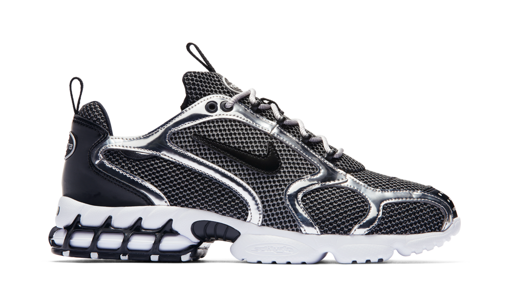 Nike Air Zoom Spiridon Cage 2 x Stussy "Pure Platinum"