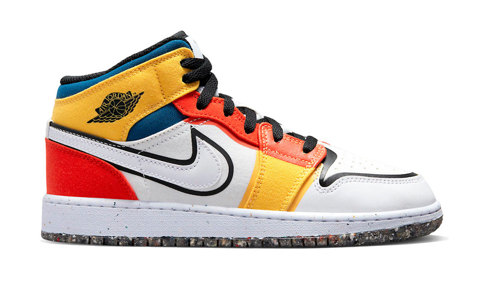 Air Jordan 1 Mid "Multi-Color Canvas"