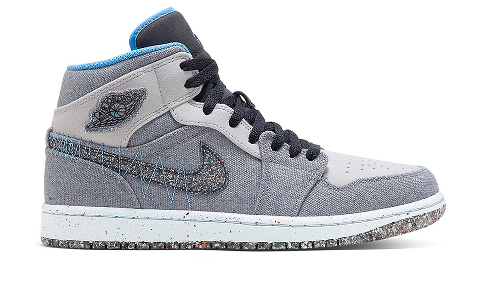Air Jordan 1 Mid "Crater Grey University Blue"
