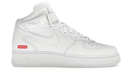 Air Force 1 Supreme Mid x Supreme "White"