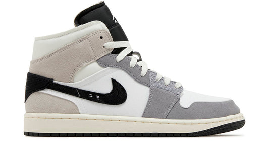 Air Jordan 1 Mid SE "Craft Inside Out Cement Grey Black"