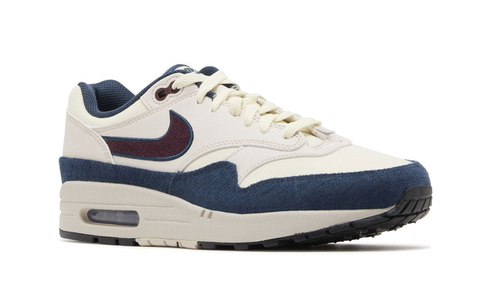 Air Max 1 "Coconut Milk Burgundy Crush Navy"