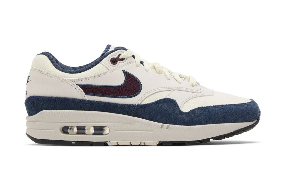 Air Max 1 "Coconut Milk Burgundy Crush Navy"