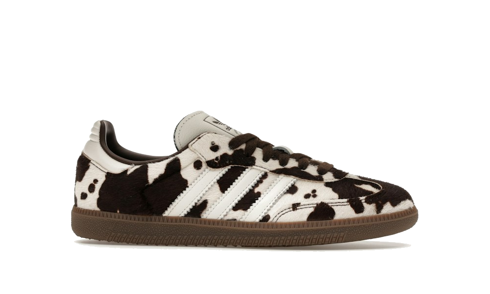 Samba OG "Cow Print Dark Brown White"