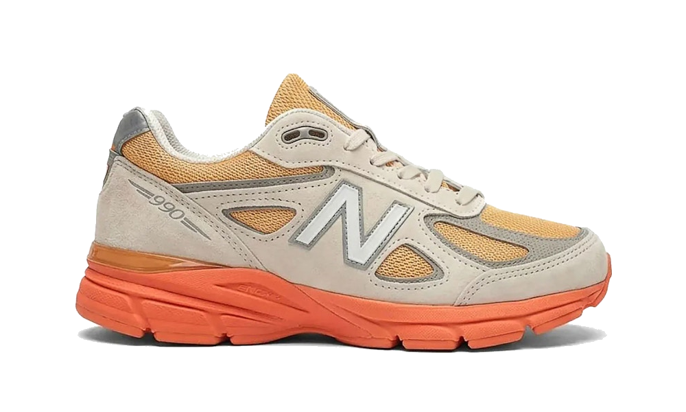 New Balance 990v4 "Moonbeam Tangerine Heat"