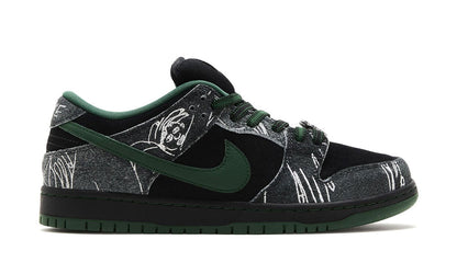 Dunk Low SB x There Skateboards "Black Gorge Green"