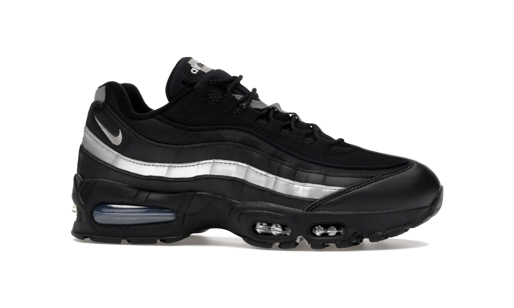 Nike Air Max 95 OG Big Bubble Black White Metallic Silver