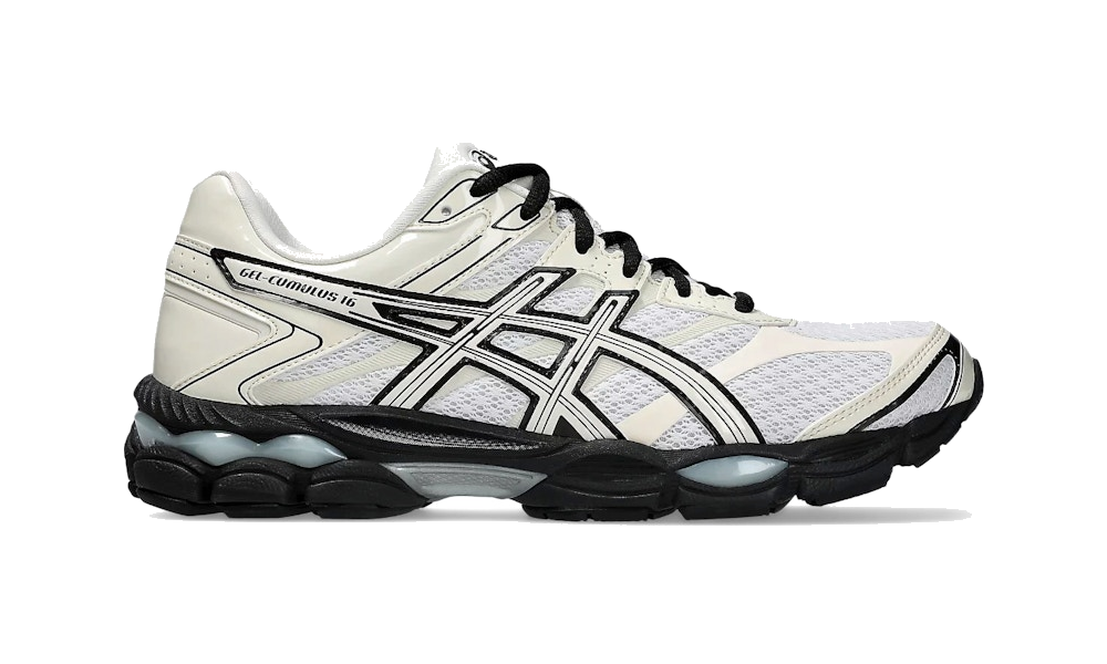 ASICS Gel-Cumulus 16 White Cream Black