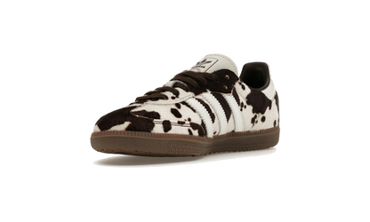 Samba OG "Cow Print Dark Brown White"