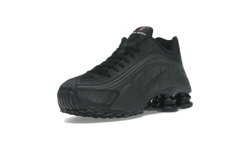Shox R4 "Black Bright Crimson"