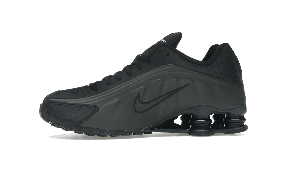 Shox R4 "Black Bright Crimson"