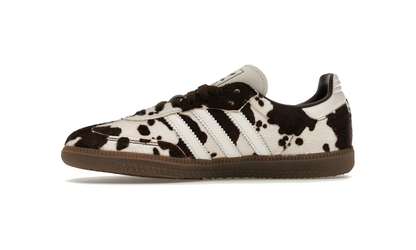 Samba OG "Cow Print Dark Brown White"