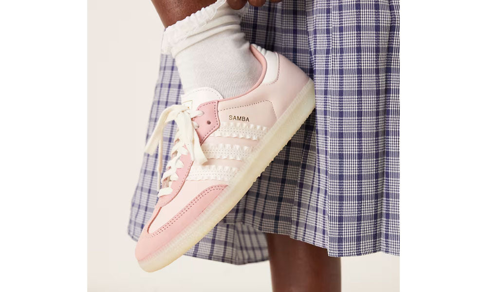 Samba "Ruffle Stripes Pack Wonder Mauve"
