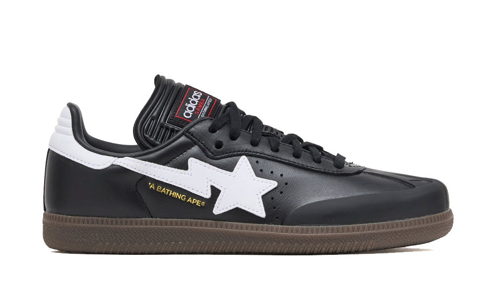 Samba x Bape "Black White Gum"