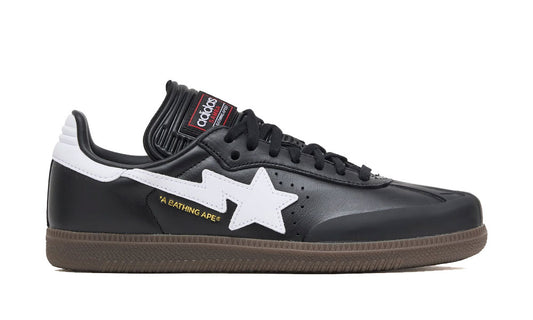 Samba x Bape "Black White Gum"