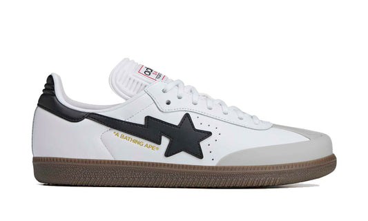 Samba x Bape "White Black Gum"