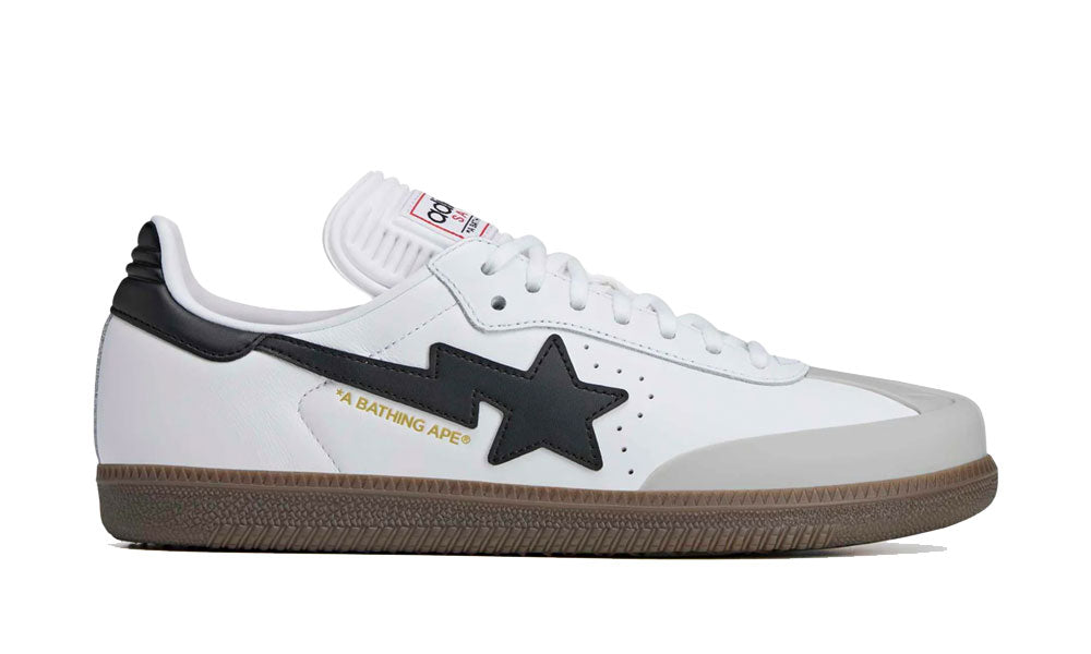 Samba x Bape "White Black Gum"