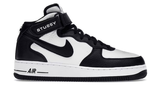 Air Force 1 Mid x Stussy "Light Bone Black"