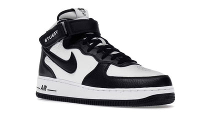 Air Force 1 Mid x Stussy "Light Bone Black"