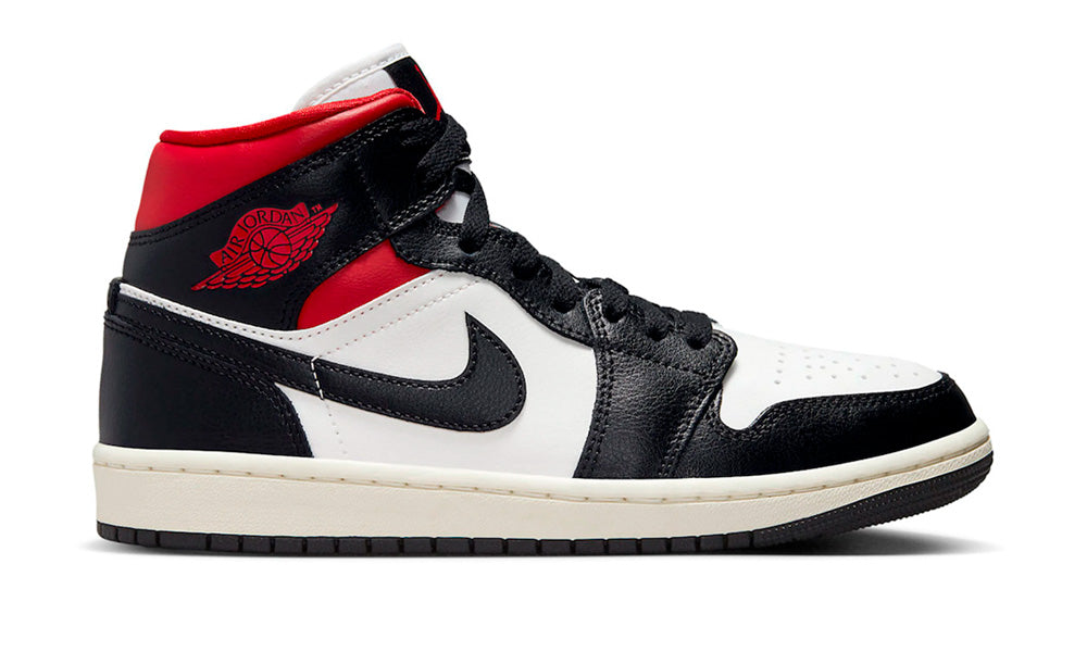 Air Jordan 1 Mid "Black Gym Red Sail"