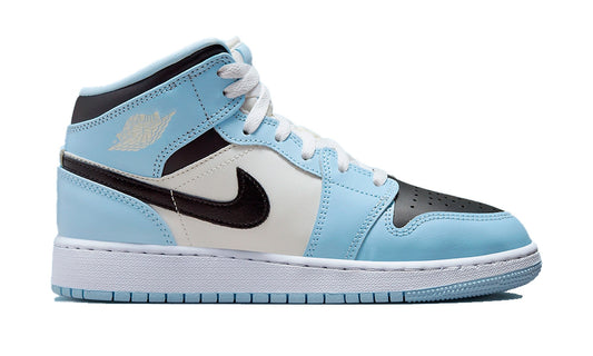 Air Jordan 1 Mid "Ice Blue Black"