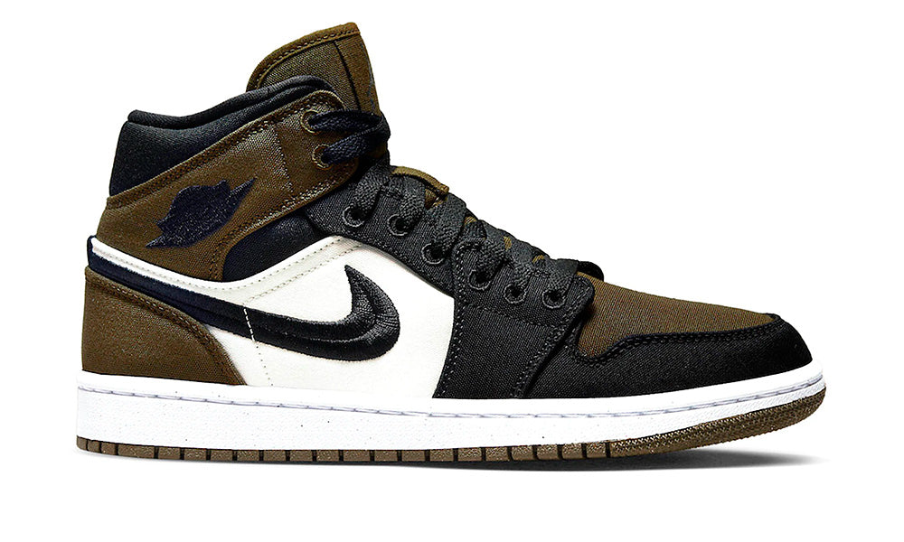 Air Jordan 1 Mid "Olive Toe"