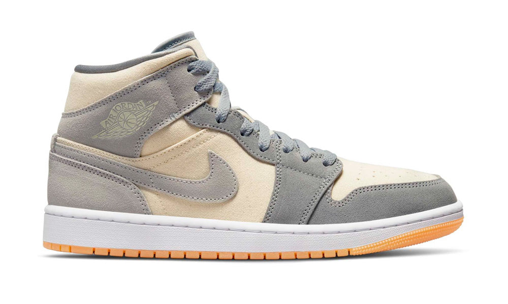 Air Jordan 1 Mid "Coconut Milk Particle Grey"