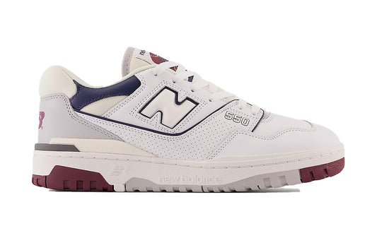 New Balance 550 "White Maroon Natural Indigo"