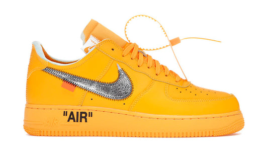 Air Force 1 x Off-White "University Gold Metallic Silver"